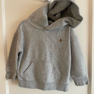 GAP Kids Gray Hoodie with Bear Logo